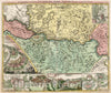 Historic Map : Ungarisches Kriegs Theatrum., 1716, Vintage Wall Decor