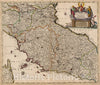 Historic Map : Ecclesiasticus et Magnus Ducatus Thoscanae., 1716, Vintage Wall Decor