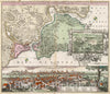 Historic Map : Constantinopel., 1716, Vintage Wall Decor