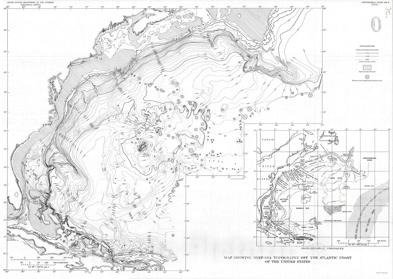 Atlantic Continental Shelf Map