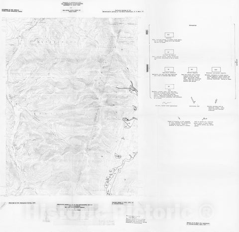 Map : Preliminary materials map, Massachusetts portion of the Berlin quadrangle, New York- Massachusetts-Vermont, 1965 Cartography Wall Art :