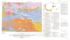 Map : Bedrock geologic map of the International Falls one degree x two degrees quadrangle, Minnesota, United States and Ontario, Canada, one990 Cartography Wall Art :