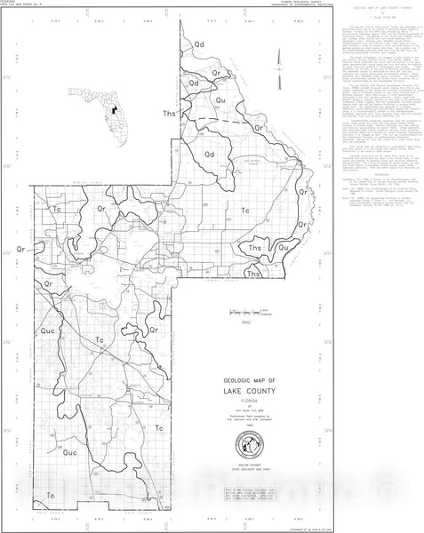 Map Geologic map of Lake County - 5214209 1wmark Grande 