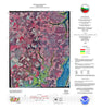 Map : Shoreline changes -- Berlin quadrangle, MD, 1999 Cartography Wall Art :
