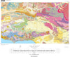 Map : Preliminary geologic map of the Los Angeles 30' X 60' quadrangle, southern California, 2005 Cartography Wall Art :
