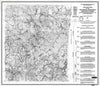 Map : Geologic map of the Tishomingo quadrangle, Mississippi - Alabama (including Mississippi portion of the Bishop quadrangle), 1988 Cartography Wall Art :