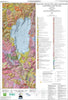 Map : Geologic map of the Lake Tahoe basin, California and Nevada, 1:100,000 scale, 2005 Cartography Wall Art :