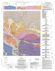 Map : Geologic map of the Cajon quadrangle, San Bernardino County, California, 2003 Cartography Wall Art :