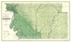 Map : Geology of Woodbury County [Iowa], 1896 Cartography Wall Art :