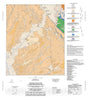 Map : Geologic map of the Cholame quadrangle, San Luis Obispo & Monterey Counties, California, 2005 Cartography Wall Art :