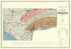 Map : Geology of Muscatine County [Iowa], 1899 Cartography Wall Art :