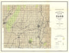 Map : Geology of Page County [Iowa], 1901 Cartography Wall Art :