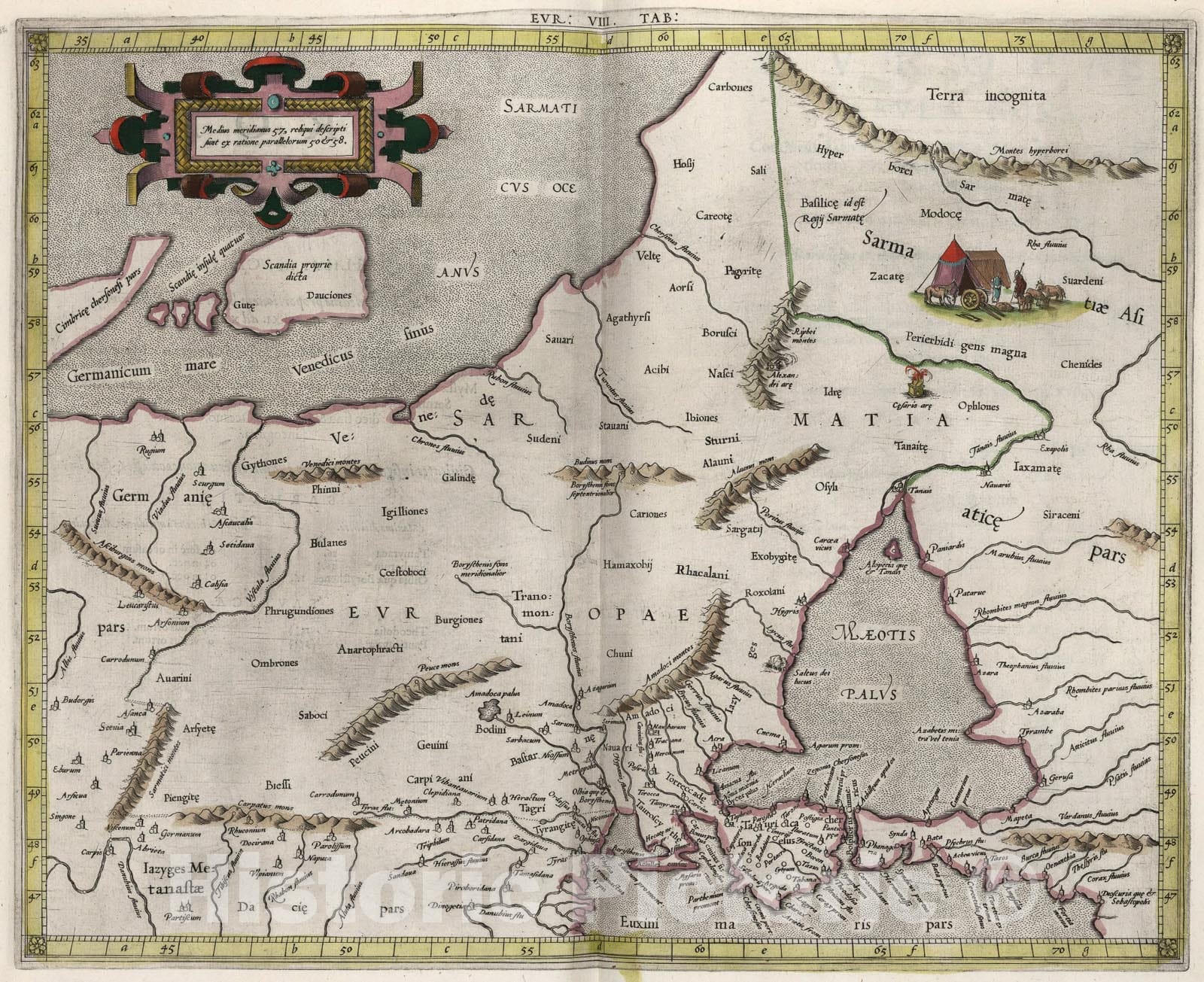 Historic Map : Evropae, VIII Tabvla, 1618, Vintage Wall Art – Historic ...