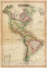 Historic Map : America., 1820, Vintage Wall Art