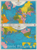 Historic Map : War map Atlantic, Eurasia, Africa, Pacific Ocean., 1942, Vintage Wall Art