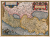 Historic Map : Terra Sancta, a Petro Laicstain perlustrata, et ab eius ore et schedis a Christiano Schrot in tabulam redacta, 1584, Abraham Ortelius, Vintage Wall Art