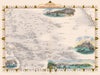 Historic Map : Polynesia, or Islands In the Pacific Ocean, 1851, John Tallis, v1, Vintage Wall Art