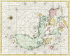Historic Map : (Philippine Islands) Lucon of Luconia, 1724, Francois Valentijn, v1, Vintage Wall Art