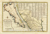 Historic Map : Cette Carte De Californie et Du Nouveau Mexique?1700, 1700, Nicolas de Fer, Vintage Wall Art