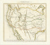 Historic Map : Die Eisenbahn von dem Missisippi nach dem stillen Ocean (Californien), 1856, Ernst & Korn, Vintage Wall Art