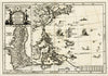 Historic Map : Nova Et Vera Exhibito Geographica Insularum Marianarum Cum Insulis De Pais Marianis ad Austrum Obiectic Nuperrime Inventis, 1703, , Vintage Wall Art