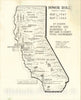 Historic Map : [California] Honor Roll Foresters of America May 1, 1947 to May 1, 1948, c1948, John Ryan, Vintage Wall Art