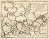 Historic Map : Carte Generale De Canada, 1703, Baron de Lahontan, v1, Vintage Wall Art