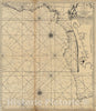 Historic Map : Nieuwe Wassende Gradige Paskaart van Guinea en Angola als meede de C. de Bonna Dsperanca, c1700, Johannes Loots, Vintage Wall Art