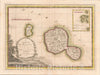 Historic Map : Le Isola O'Taiti Scoperta dal Cap. Cook, Con Le Marchesi di Mendoza , 1798, Giovanni Maria Cassini, v1, Vintage Wall Art