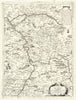 Historic Map : [Rhine River] Del Palatinato, et Elettorato Del Reno Parte Orientale, Descritto, ., c1690, , Vintage Wall Art