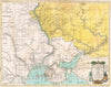 Historic Map : Provinciarum Turcico Tartaricarum inter Tanaim Borysthenem et Bogum sitarum quas decobus anis viz. 1736 et 1737., c1738, Antoine du Chaffat, Vintage Wall Art