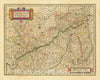 Historic Map : Coloniensis Archiepiscopatus, c1640, Willem Janszoon Blaeu, Vintage Wall Art