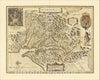 Historic Map : Nova Virginiae Tabula, 1640, Henricus Hondius, v1, Vintage Wall Art