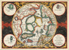 Historic Map : Septentrionalium Terrarum descriptio, 1632, Johannes Cloppenburg, Vintage Wall Art