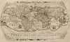 Historic Map : [Untitled Map of the World], c1600, Ephraim Pagitt, Vintage Wall Art