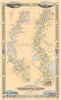 Historic Map : Plantations on the Mississippi River From Natchez to New Orleans 1858., 1858, Joseph Aiena, Vintage Wall Art