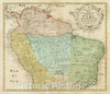 Historic Map : Tabula Americae Specialis Geographica Regni Peru, Brasiliae, Terra Firmae & Reg: Amazonum, c1728, , Vintage Wall Art
