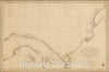 Historic Map : Quarta Hoja que Comprehende las Costas de la Provincia de Cartagena, Golfo Del Darien, 1817, Direccion Hidrografica de Madrid, Vintage Wall Art