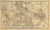 Historic Map : Tourist's Guide To Colorado Springs Manitou Colorado City and the Pike's Peak Region, 1906, George Clason, Vintage Wall Art