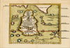 Historic Map : Tabula XII. Asiae [Title on verso] (Sri Lanka), 1535, v2, Vintage Wall Art