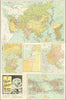 Historic Map : (Cold War - Preparing For Nuclear War) 7 New Maps in case of War, 1958, Geographia, Vintage Wall Art