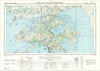 Historic Map : Kowloon and The New Territories, 1958, , Vintage Wall Art