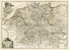 Historic Map : Germania In Priscas Suas Provincias Ducatus Pagos que Tam Maiores Quam Minores Curate Divisa, MDCCLLVIII, 1729, Gottfried Von Bessel, Vintage Wall Art