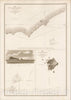 Historic Map : (Lahaina) Plan De La Rade De Raheina sur l'Ile Mowi (Iles Sandwich), 1819, L.I. Duperrey, Vintage Wall Art
