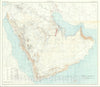Historic Map : Arabian Peninsula, 1958, Directorate General of Petroleum & Mineral Affairs, v1, Vintage Wall Art