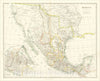 Historic Map : Mexico & Republic of Texas, 1840, John Arrowsmith, Vintage Wall Art