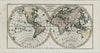 Historic Map : Mappemonde pour la Concorde de la Geographie, [Bay of the West], 1765, , Vintage Wall Art