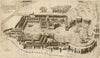 Historic Map : Ostia, the Harbor of Rome, 1554, Michael Tramezini, Vintage Wall Art