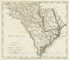 Historic Map : The State of South Carolina from the best Authorities. 1799, 1799, John Payne, Vintage Wall Art
