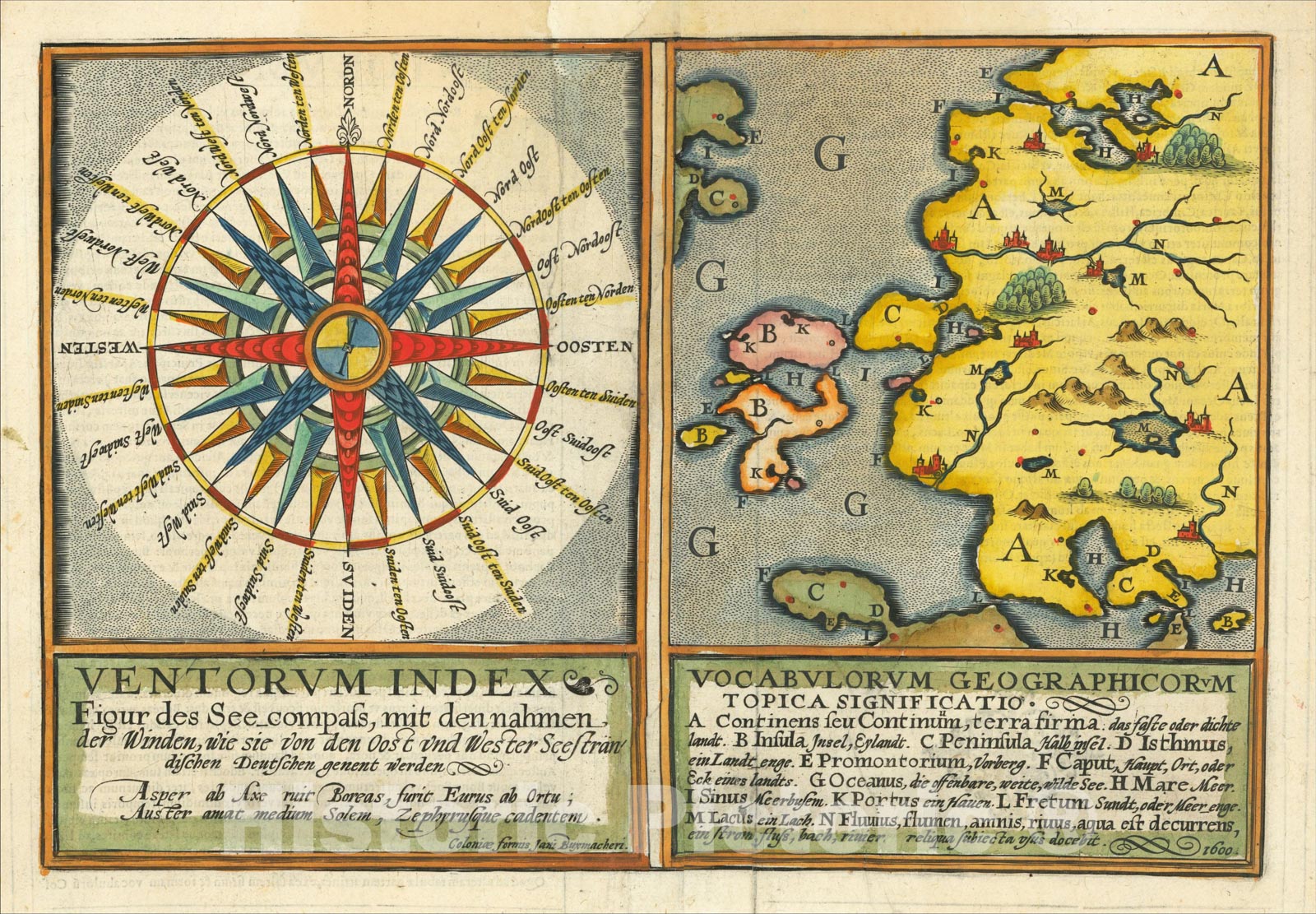 Compass Rose Map